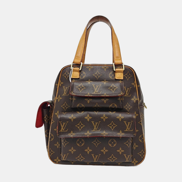 EXCENTRI-CITE Monogram Coated Canvas Brown