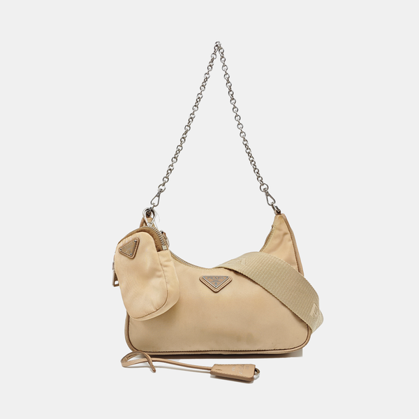 Re-Edition2000 Mini Nylon Beige