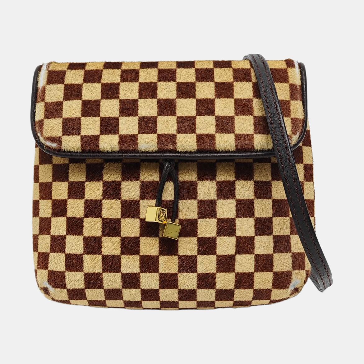 GAZELLE Damier Ebene Horsehair Brown