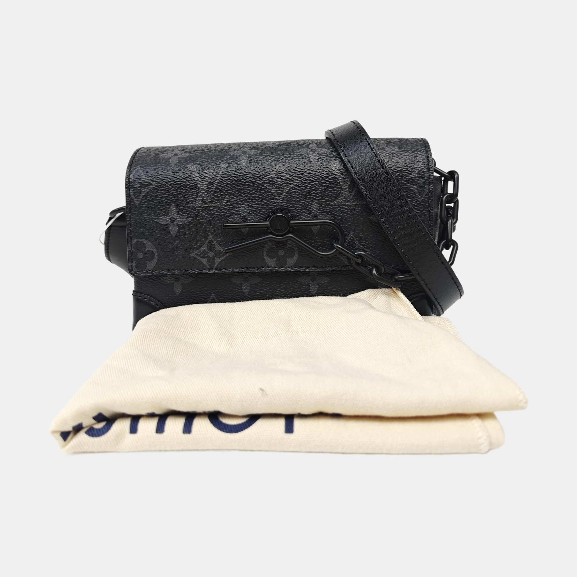 STEAMER Mini Monogram Coated Canvas Black