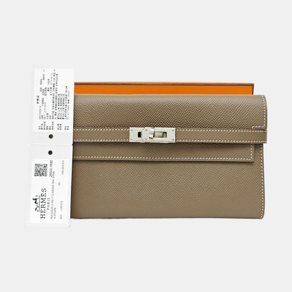 Kelly 20 Epsom Gray Wallet
