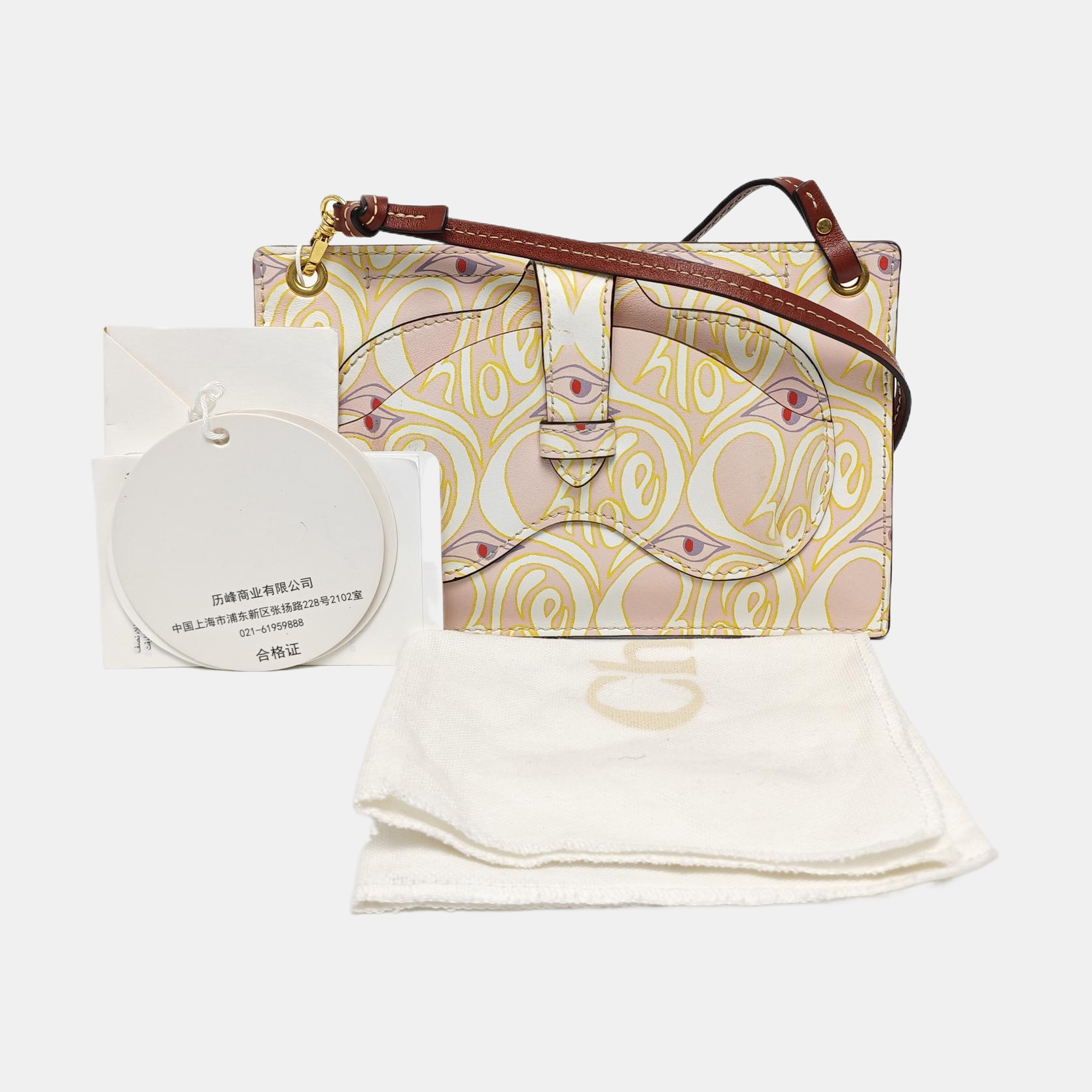 Calfskin Crossbody Bag Multicolor