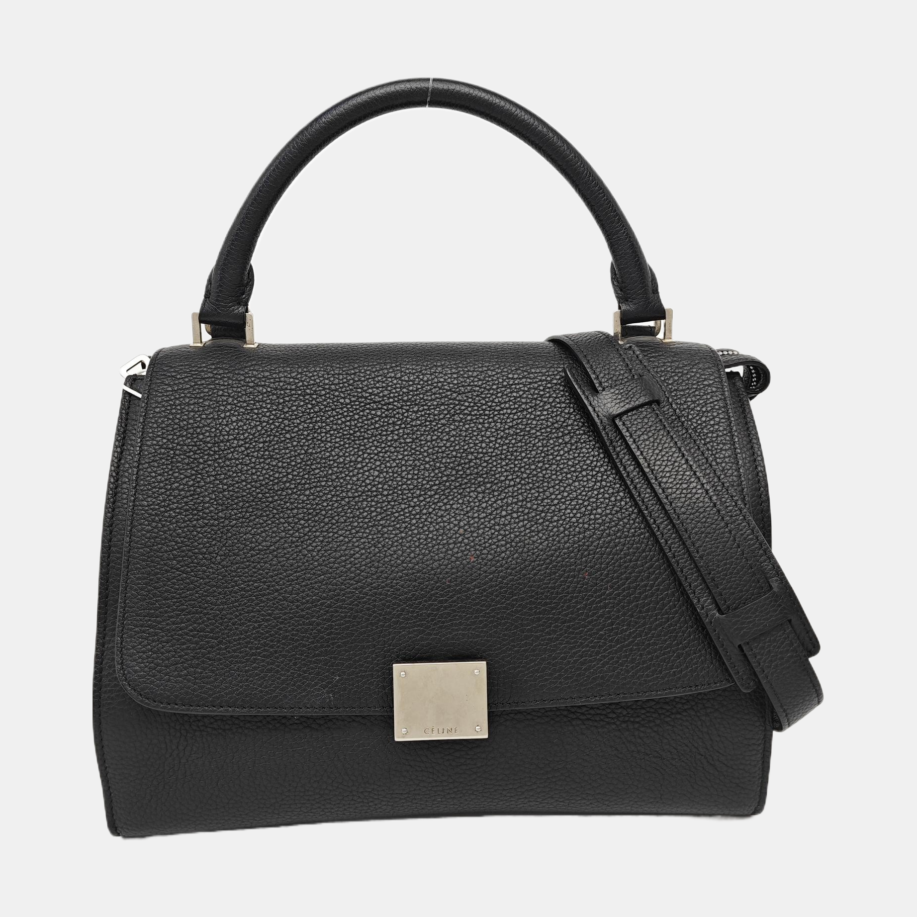 TRAPEZE Small Calfskin Black