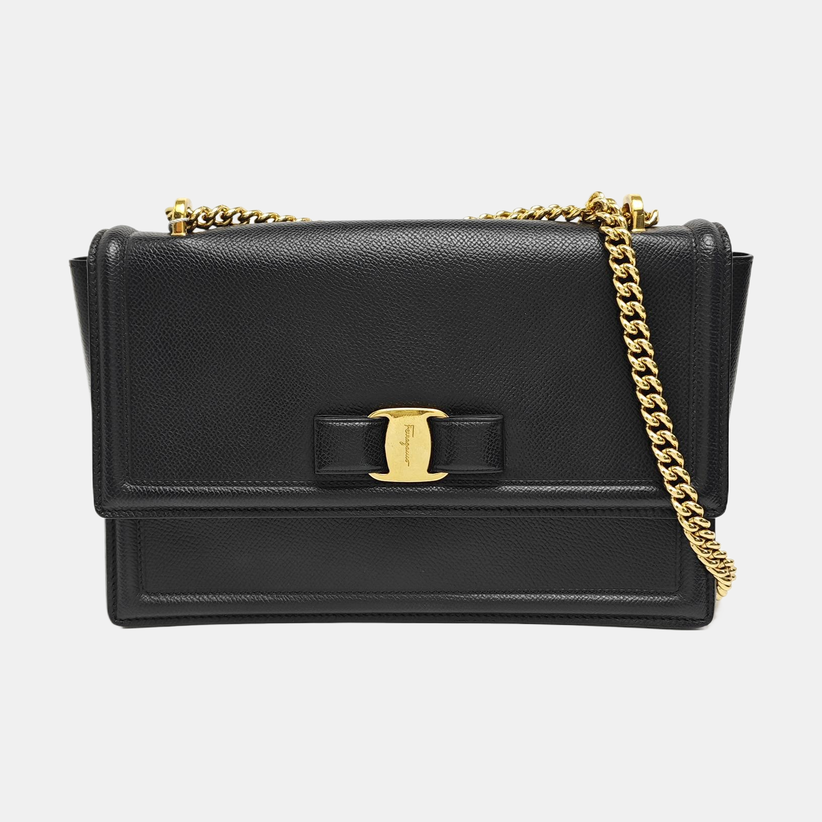 Ginny Medium Calfskin Black