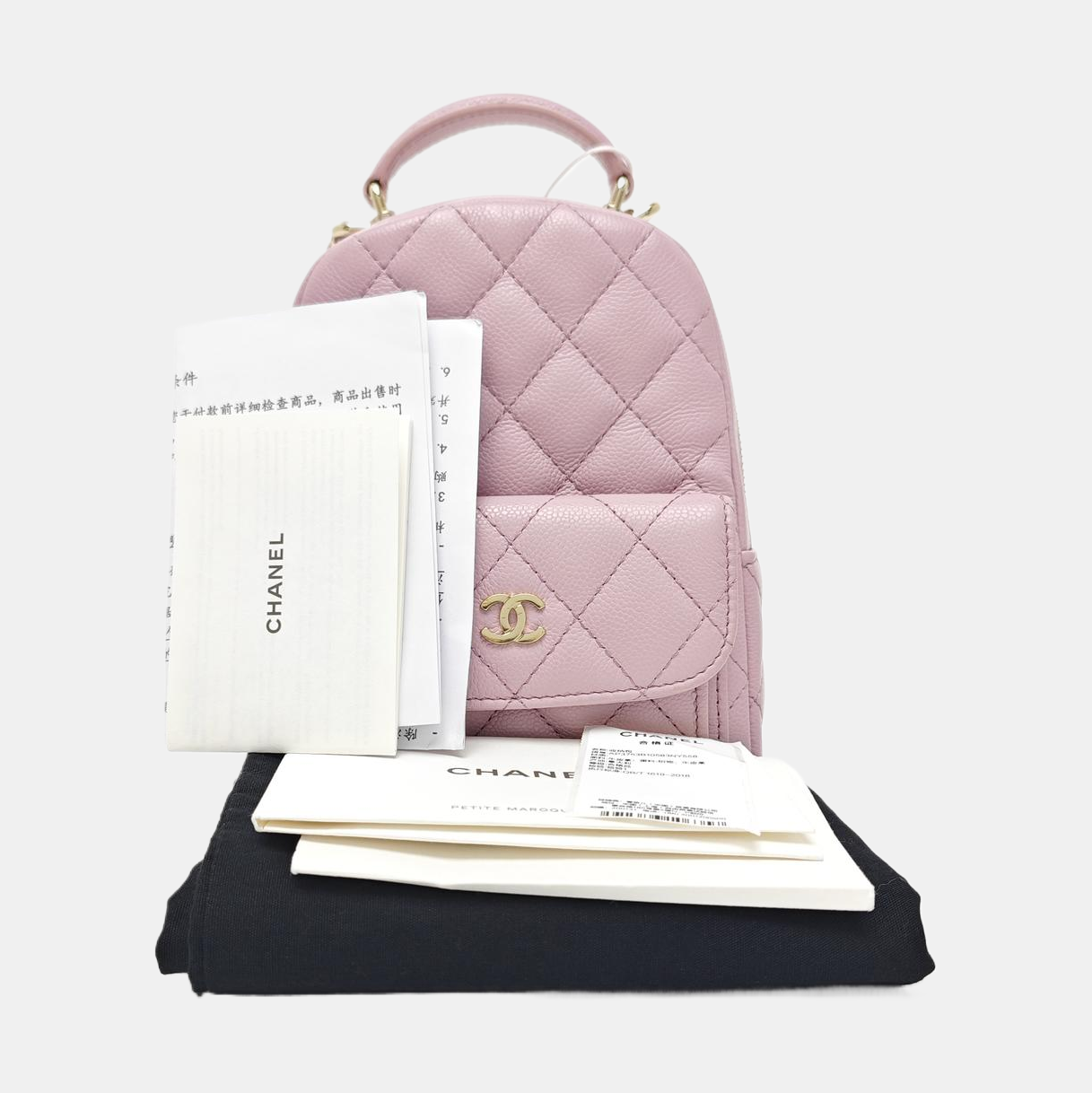 DUMA Quilted Calfskin Pink