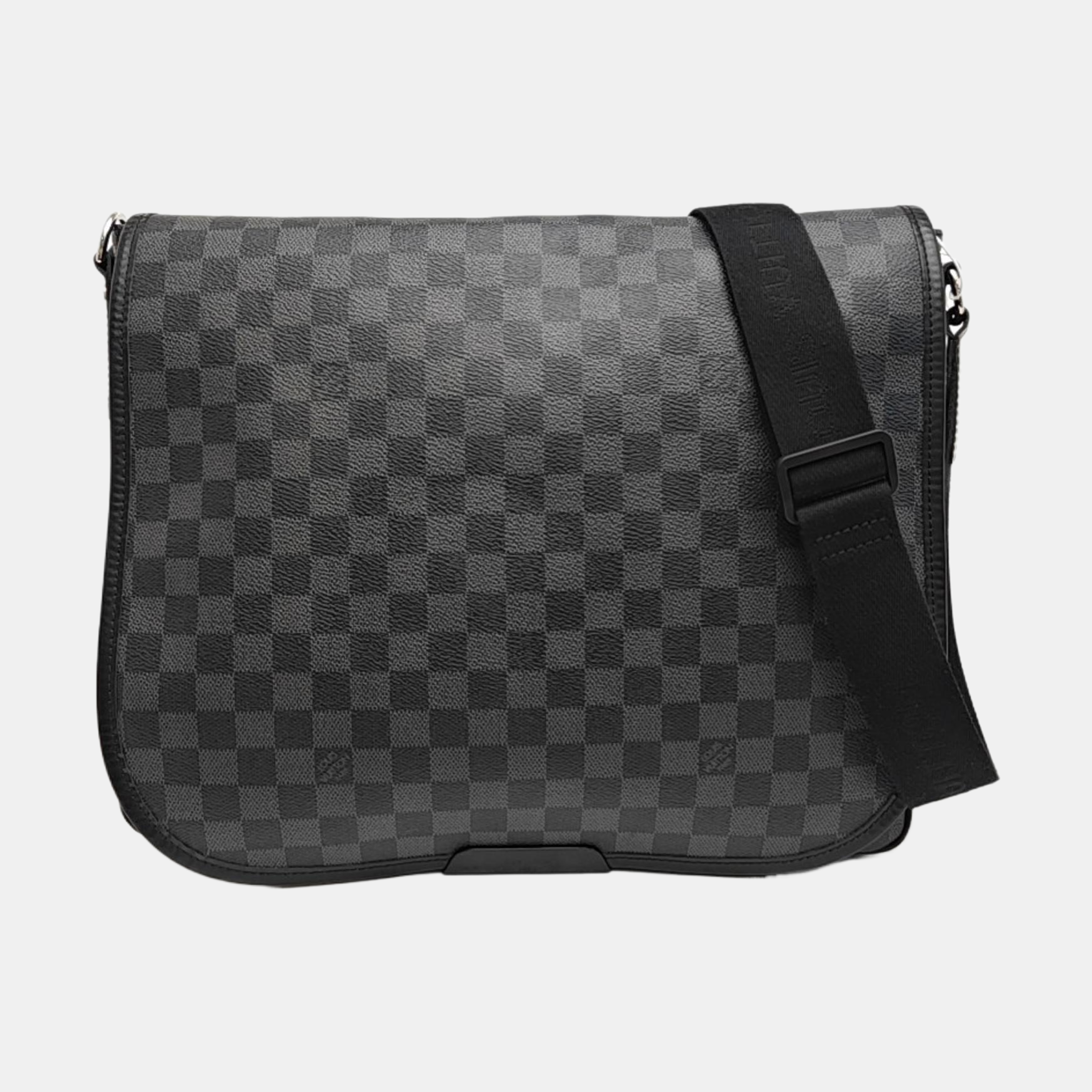 DANIEL GM Damier Graphite Coated Canvas Gray