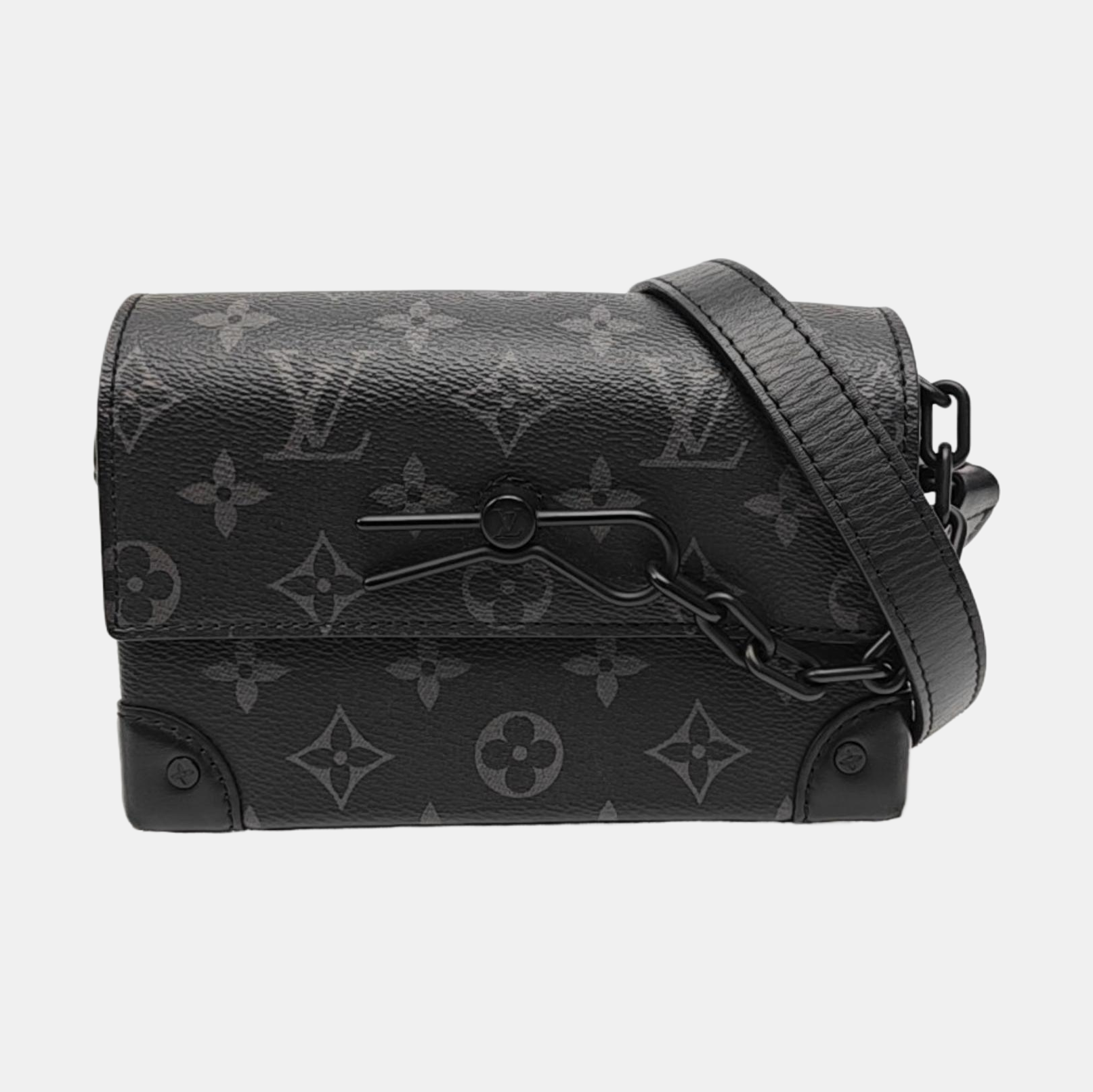 STEAMER Mini Monogram Coated Canvas Black