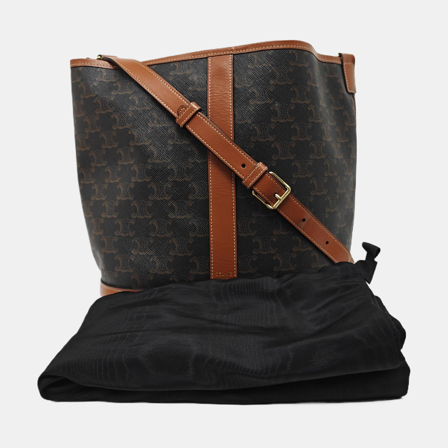 TRIOMPHE CANVAS Medium Coated Canvas Brown
