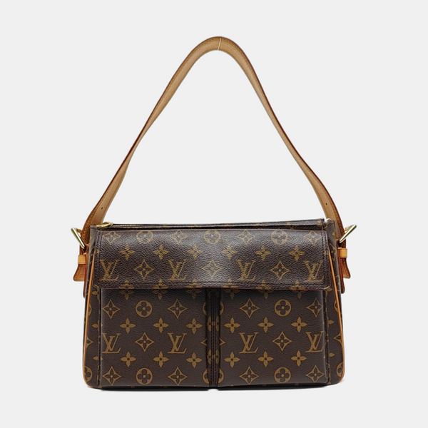 VIVA CITE Monogram Coated Canvas Brown