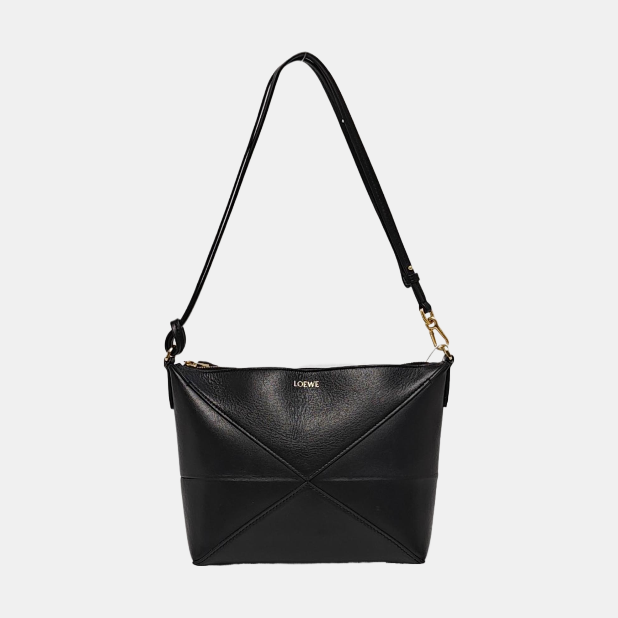 Origami Ala Quilted Lambskin Black