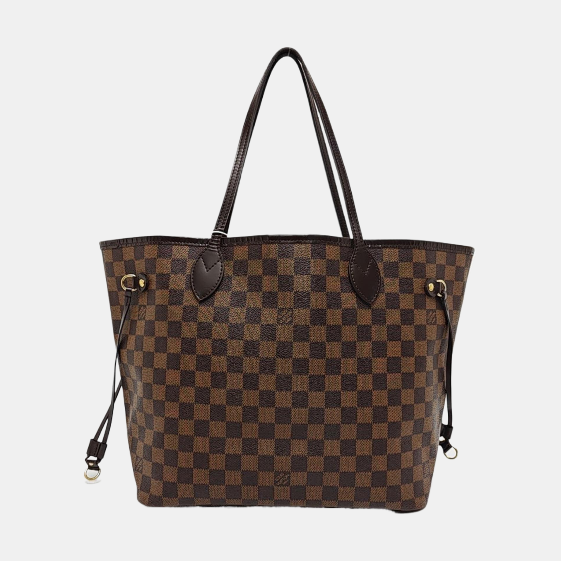 NEVERFULL MM Damier Ebene Coated Canvas Brown