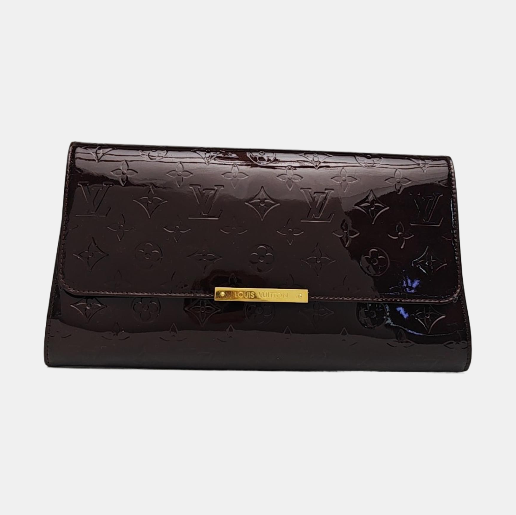 Patent Leather Clutch Red