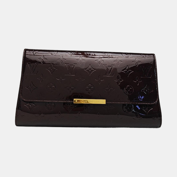 Patent Leather Clutch Red