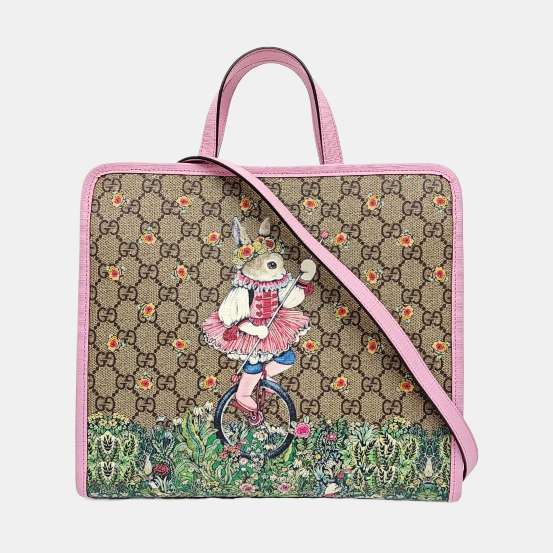 Children’s GG Bucket Monogram Coated Canvas Beige