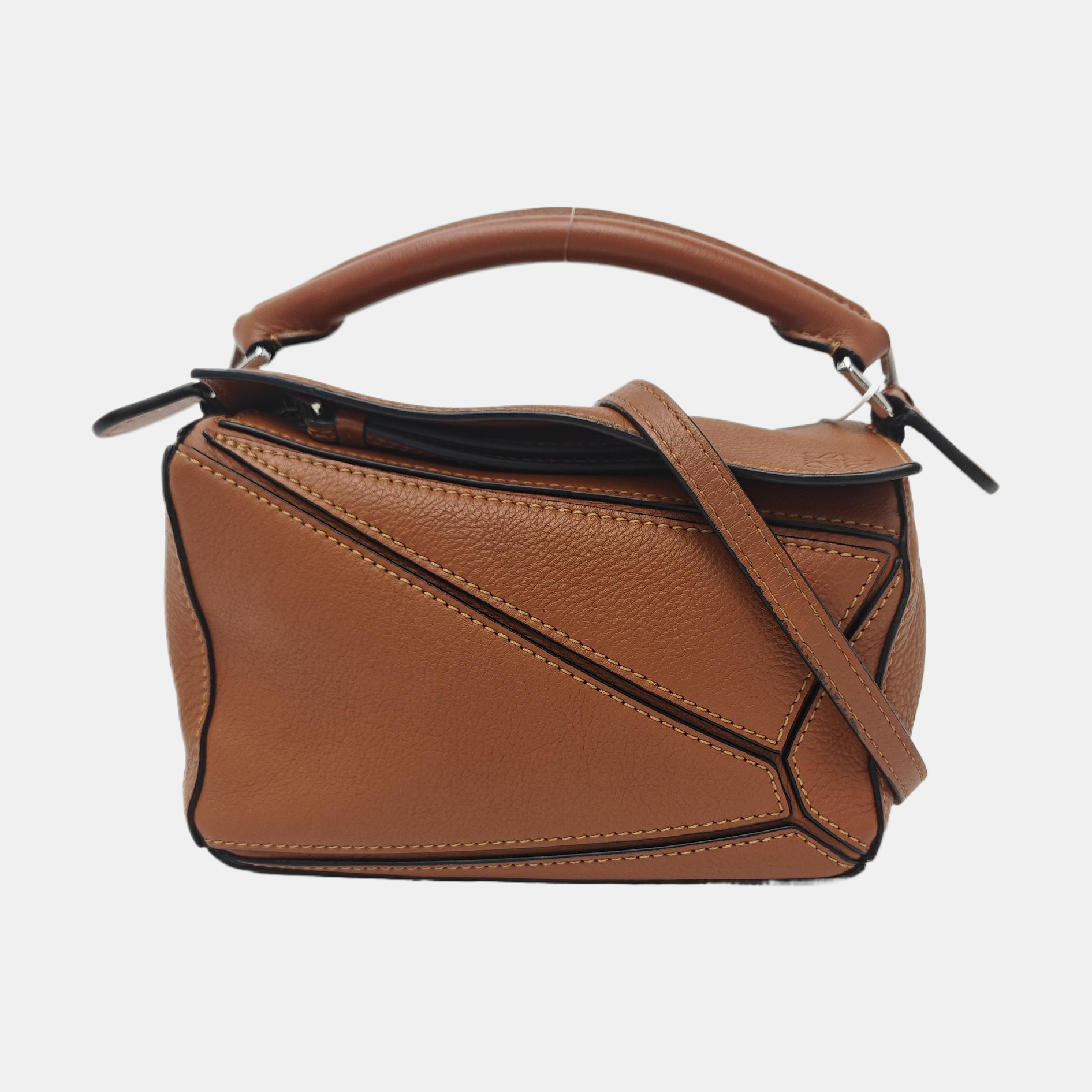 Puzzle Mini Calfskin Brown