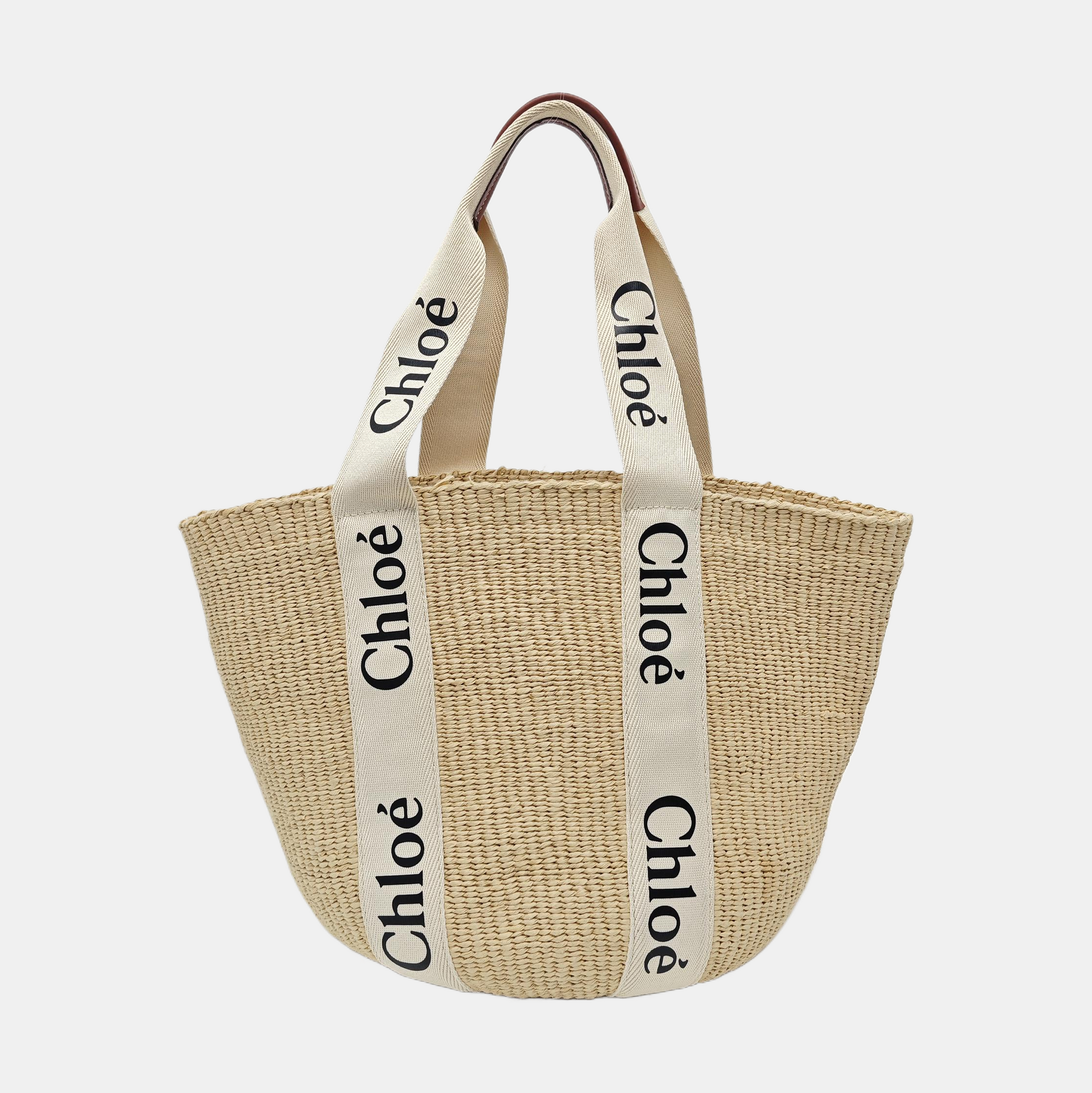 Woody Small Straw Beige