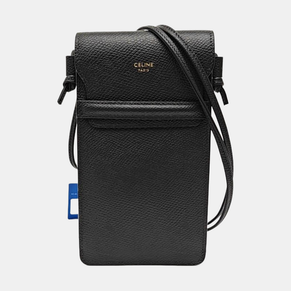 Calfskin Crossbody Bag Gray
