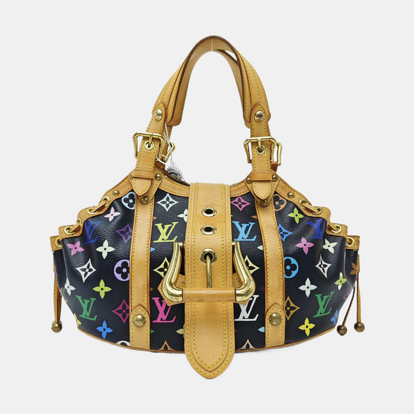 LV × TM THEDA GM Monogram Coated Canvas Black
