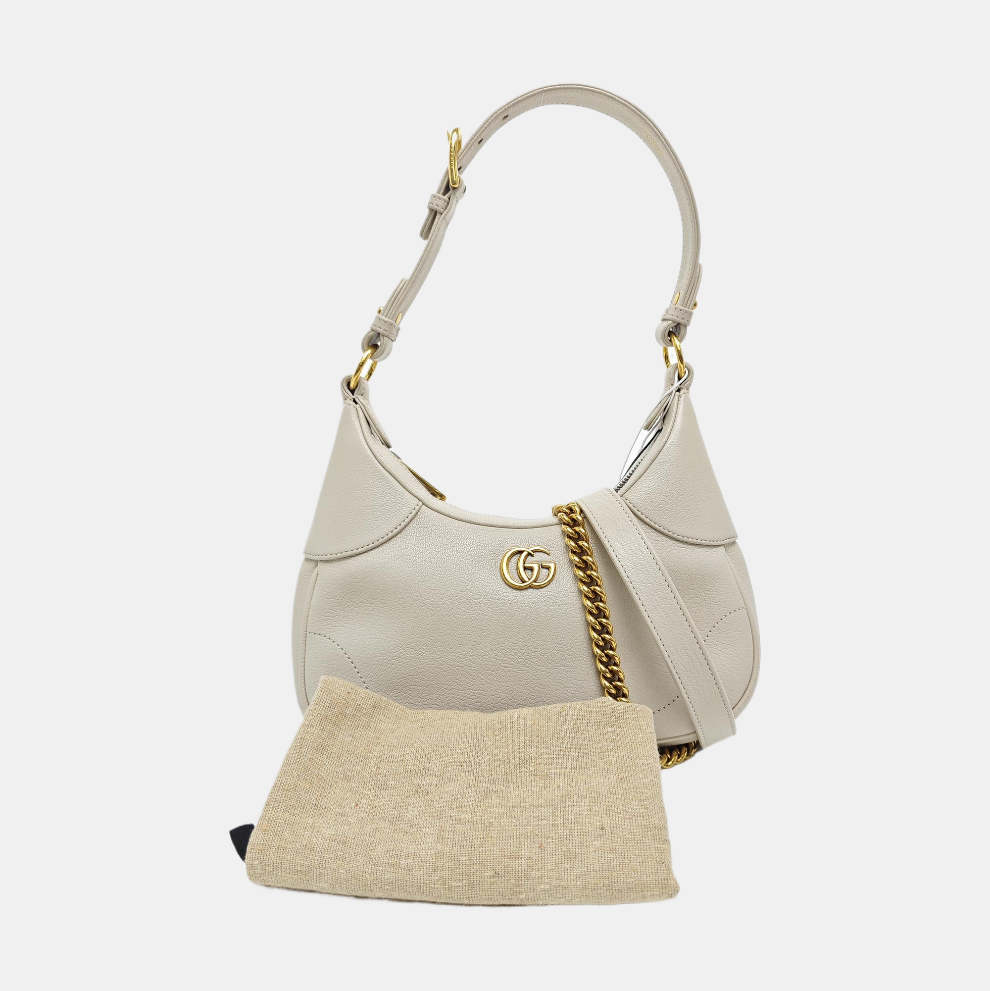 Aphrodite Small Calfskin White
