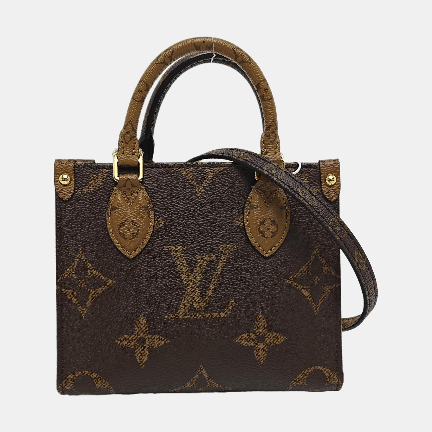 ONTHEGO BB Monogram Coated Canvas Brown