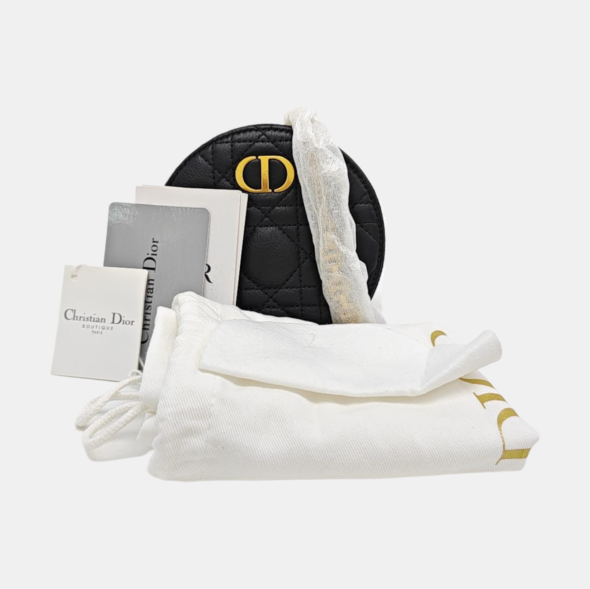Dior Caro Small Cannage Lambskin Black