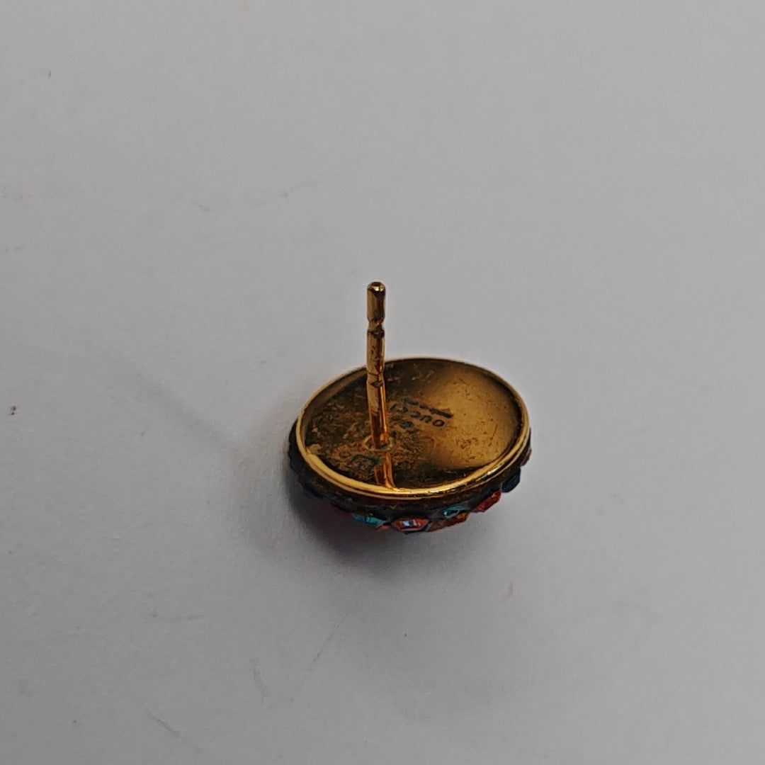 Metal Gold Stud Earrings