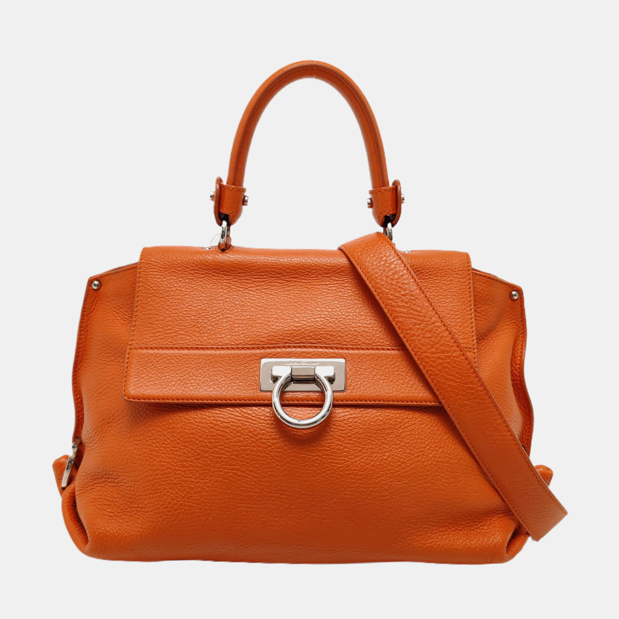 Sophia Medium Calfskin Orange