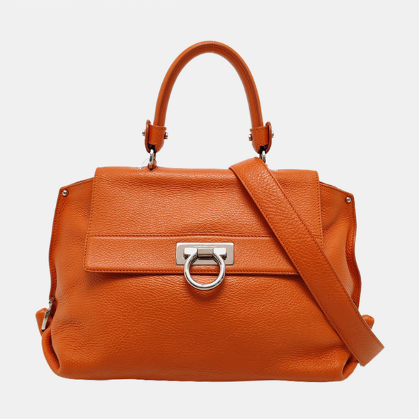 Sophia Medium Calfskin Orange
