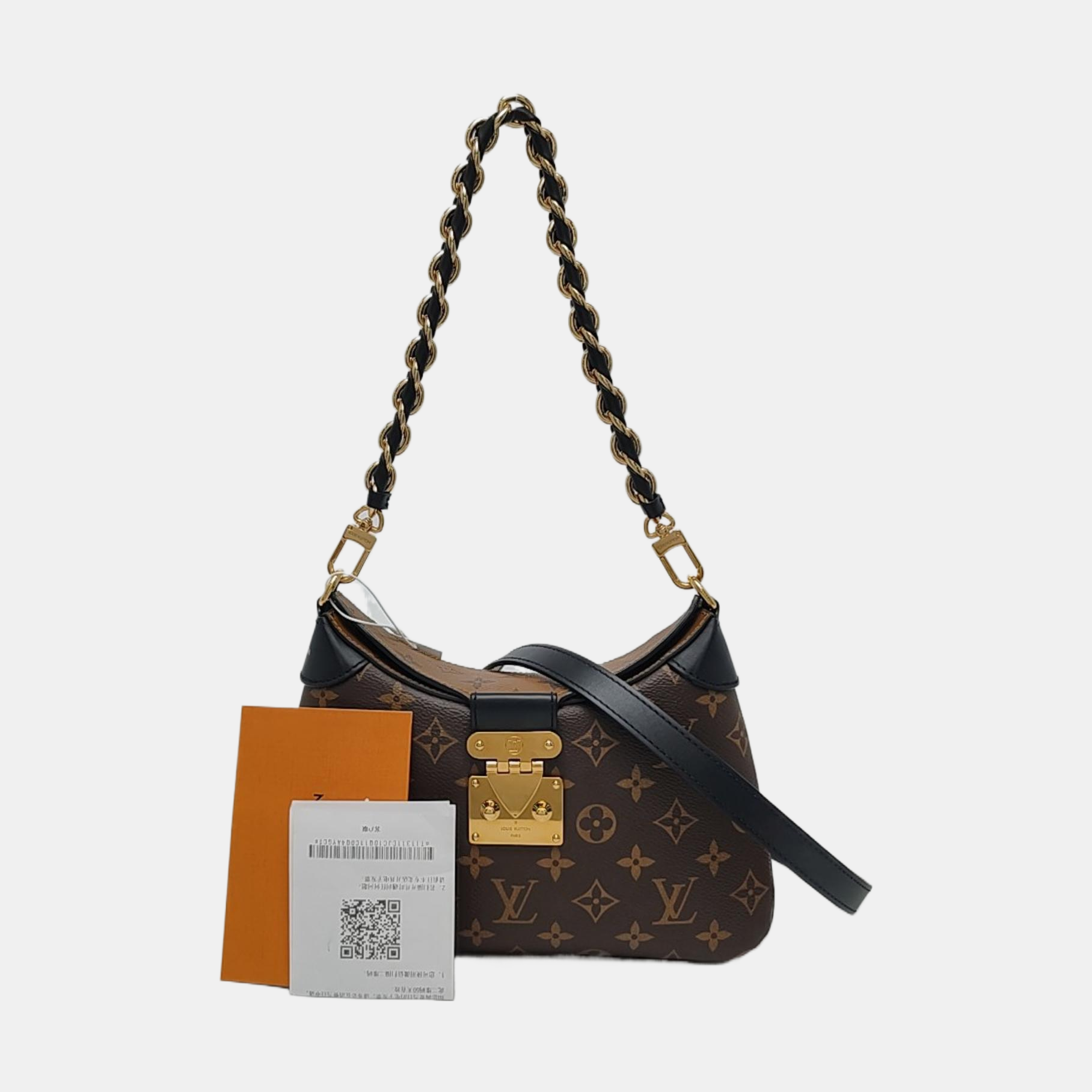 TWINNY Monogram Coated Canvas Brown