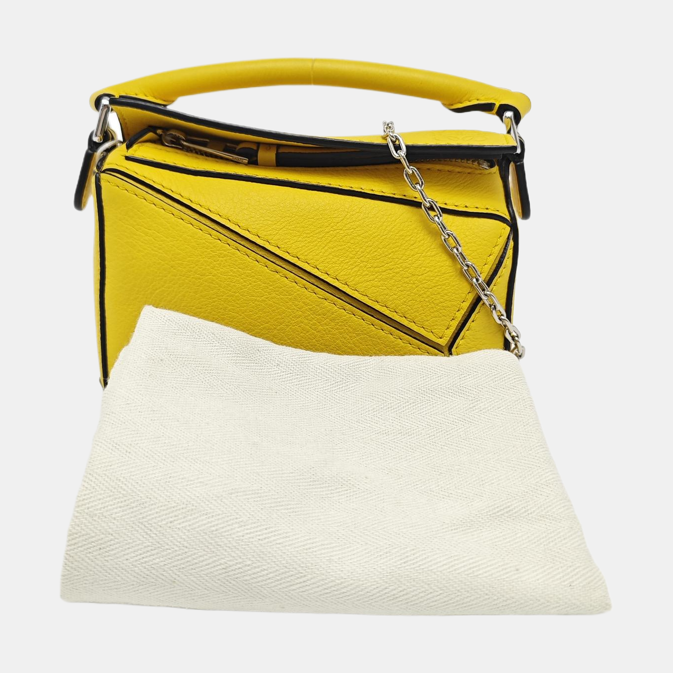 Puzzle Calfskin Yellow