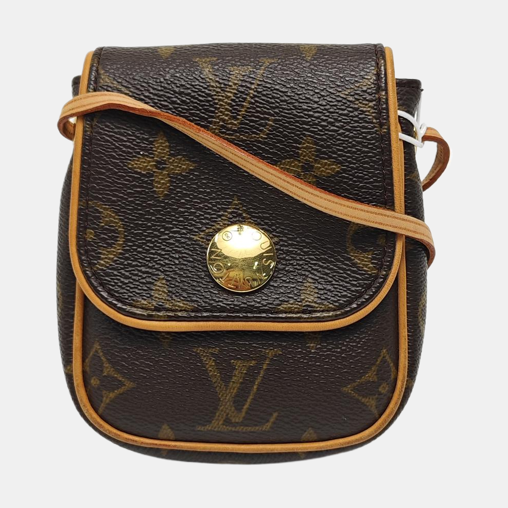 CANCUN Monogram Coated Canvas Brown