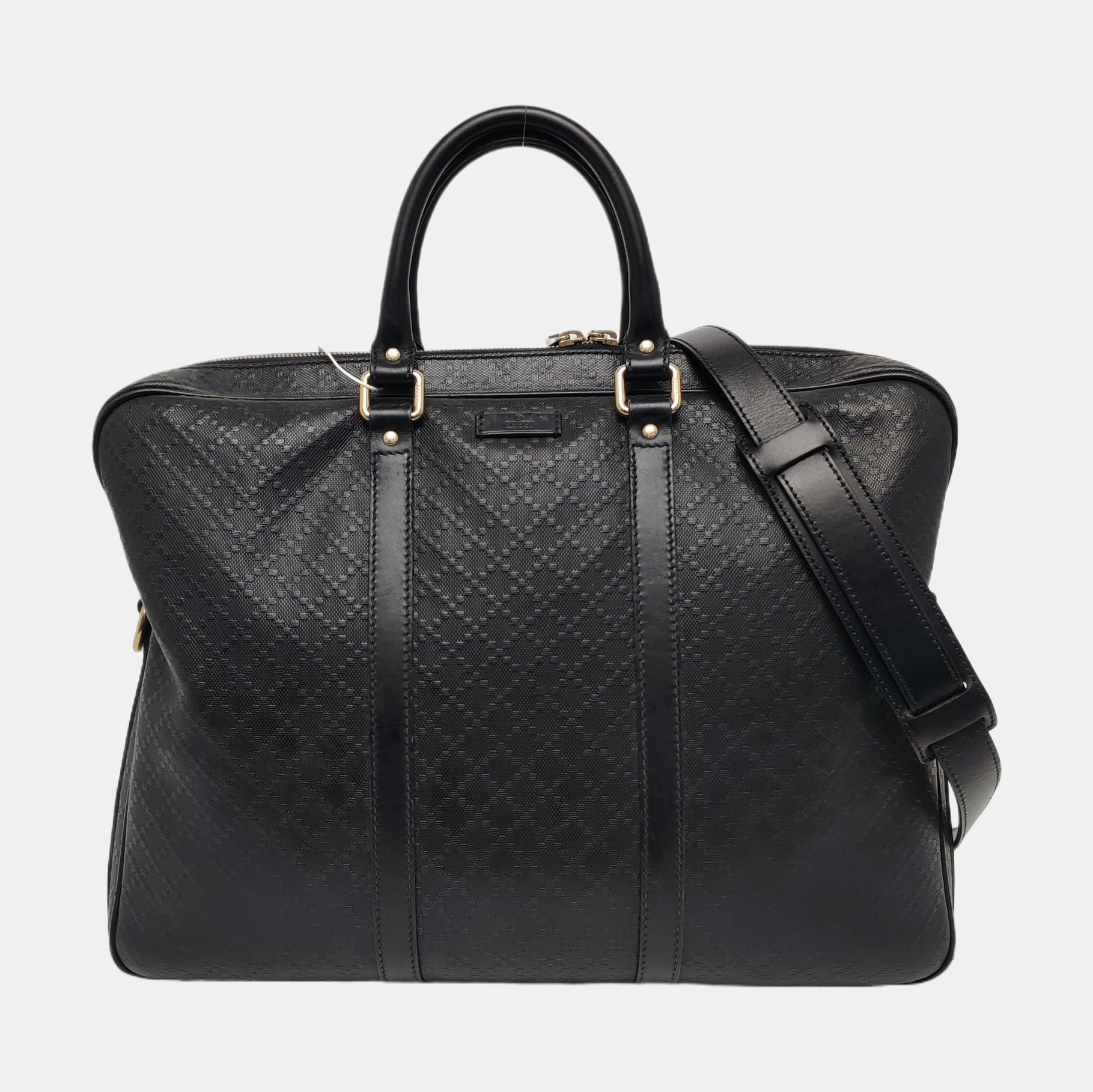 Diamante Quilted Calfskin Black