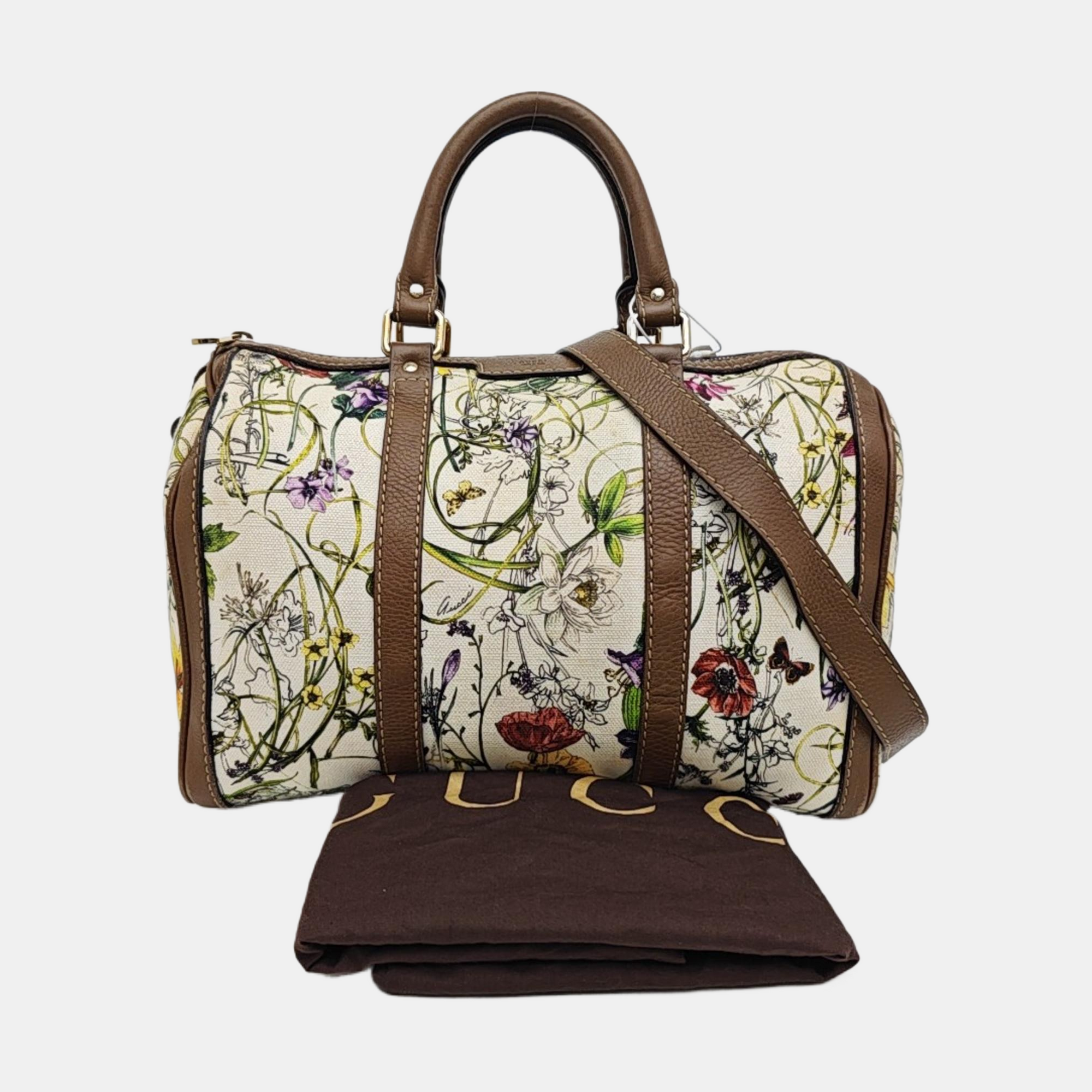 Canvas Shoulder Bag Beige