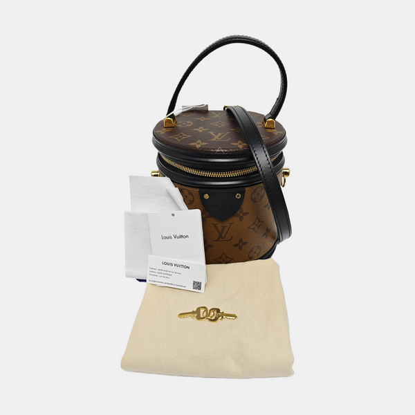CANNES PM Monogram Coated Canvas Brown