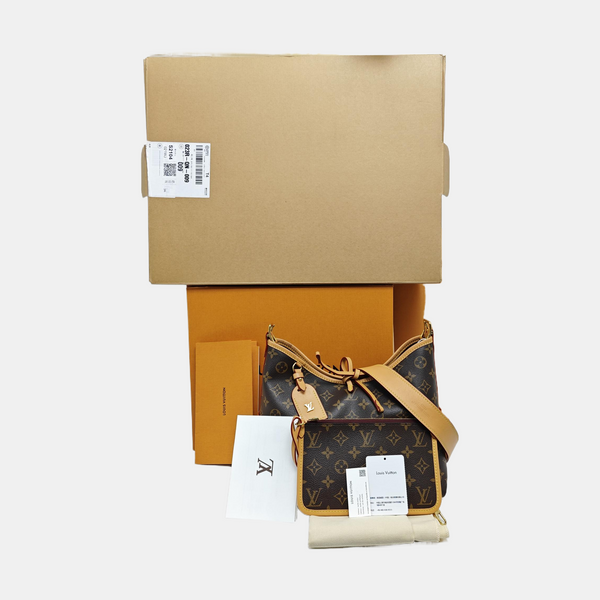 CARRYALL PM Monogram Coated Canvas Brown