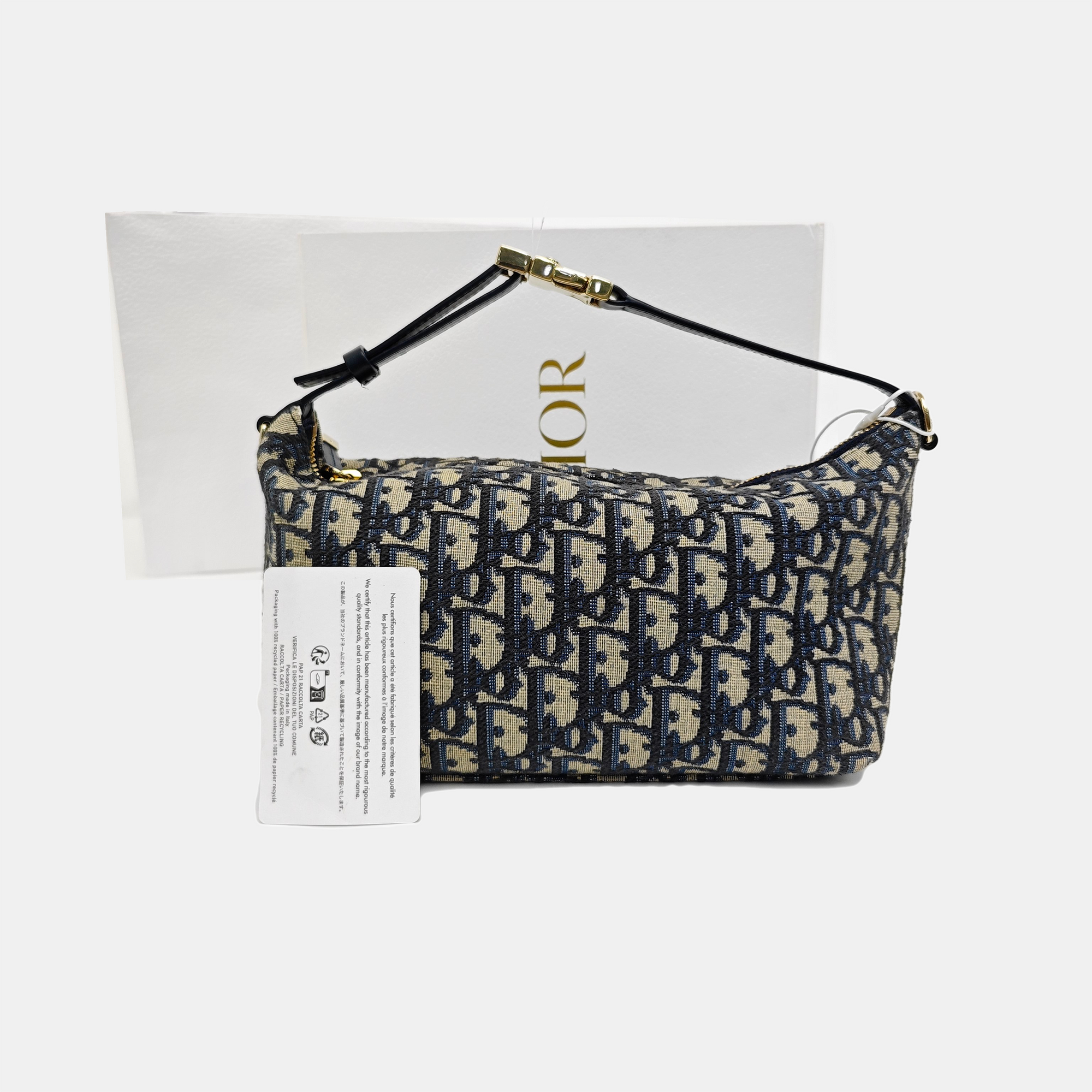 Travel Kit Oblique Canvas Blue