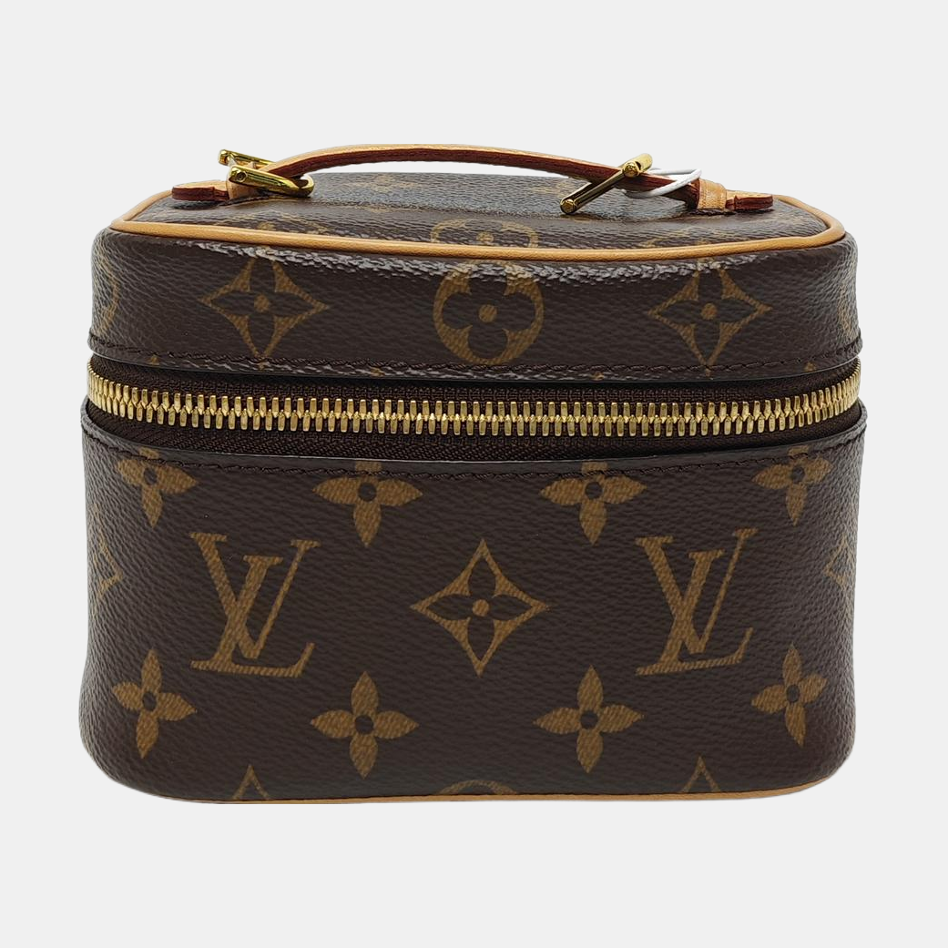 NICE Super Mini Monogram Coated Canvas Brown