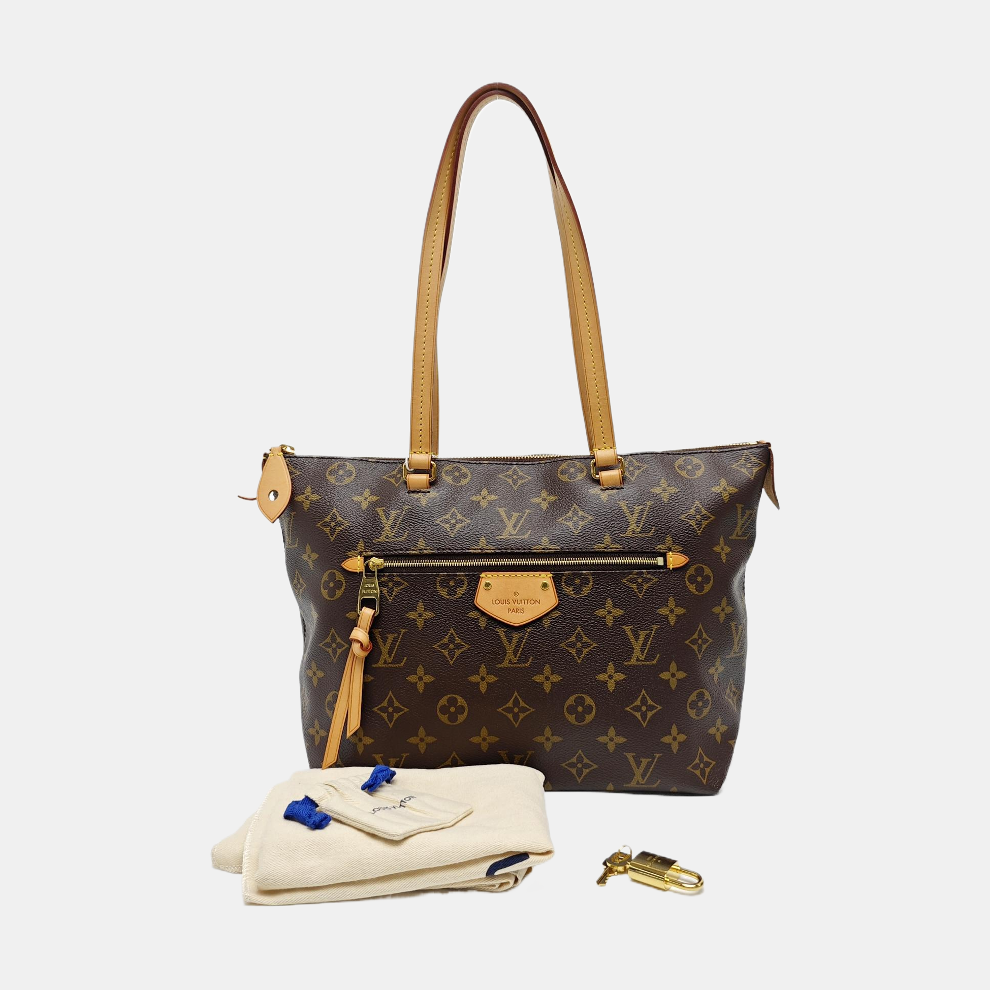 IENA PM Monogram Coated Canvas Brown