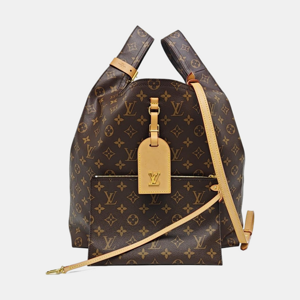 ATLANTIS Monogram Coated Canvas Brown