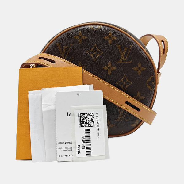 BOITE CHAPEAU PM Monogram Coated Canvas Brown