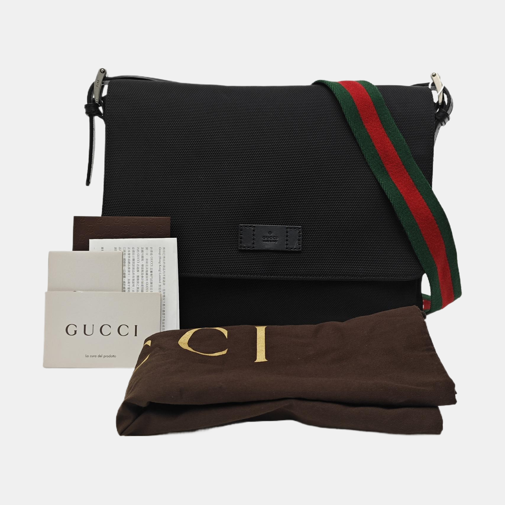 Canvas Shoulder Bag Black