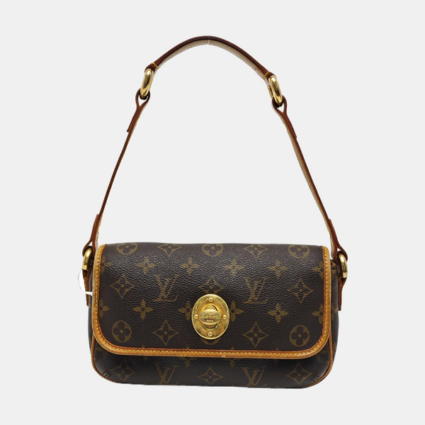 TIKAL Monogram Coated Canvas Brown