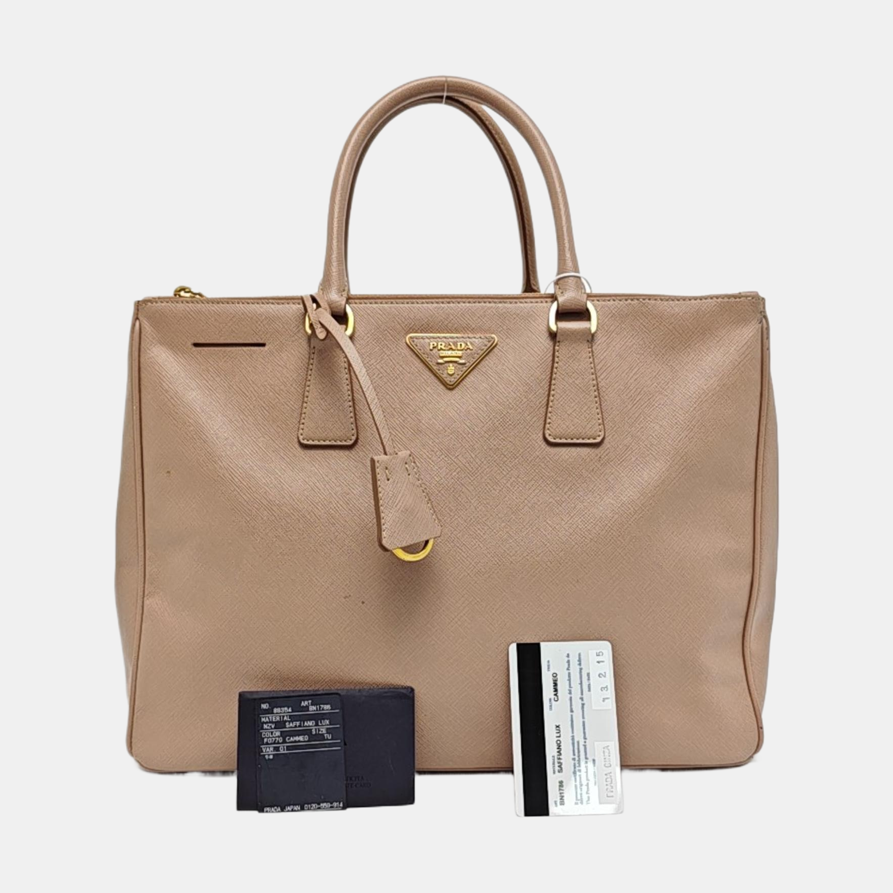 Authenticated pre-owned  Galleria Large Saffiano Calfskin Pink - Tote Bag at Looply