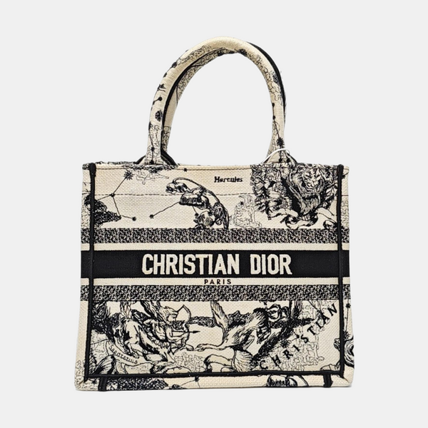 Authenticated pre-owned  Book Tote Small Canvas White - Tote Bag at Looply