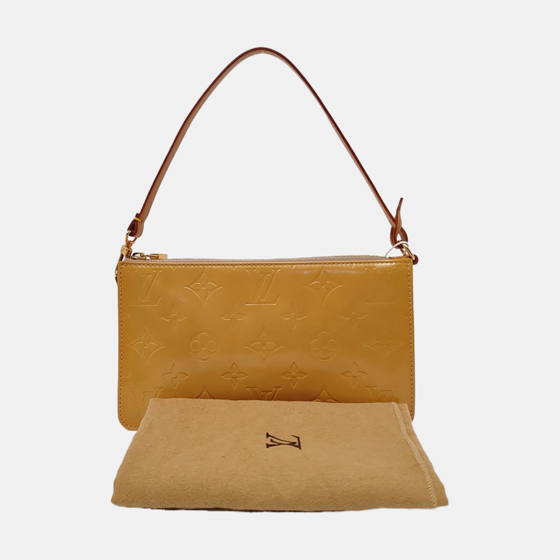 LEXINGTON Monogram Patent Leather Yellow