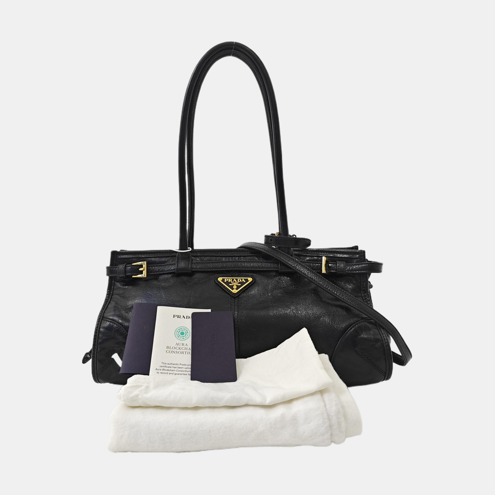 Bonnie Medium Calfskin Black