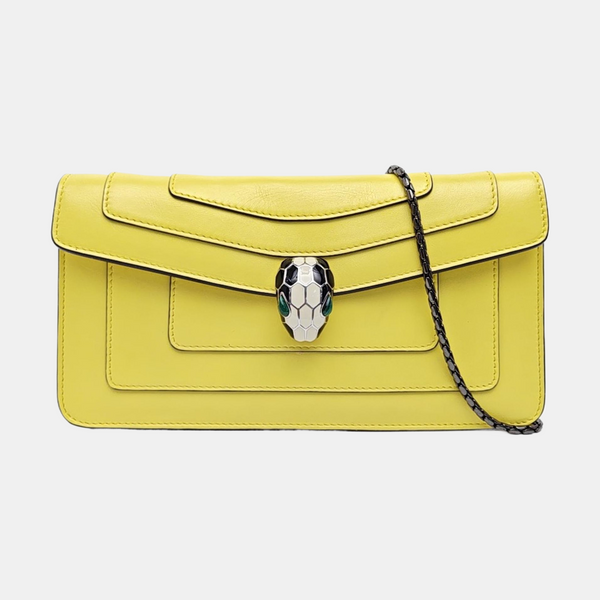 SERPENTI FOREVER Calfskin Yellow