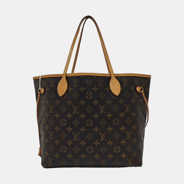 NEVERFULL MM Lona Monogram Revestida Marrón