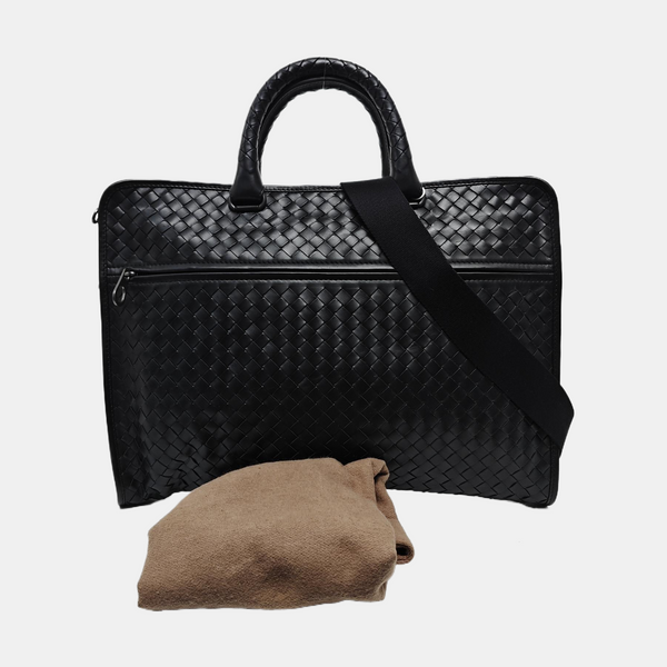 Lambskin Crossbody Bag Black