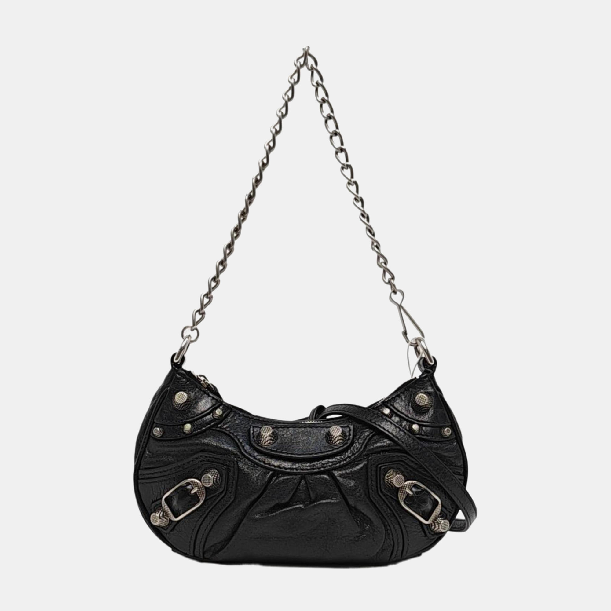 Le Cagole Mini Lambskin Black